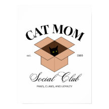 Cat Mom Social Club - Katten, Dieren, Huisdieren, 