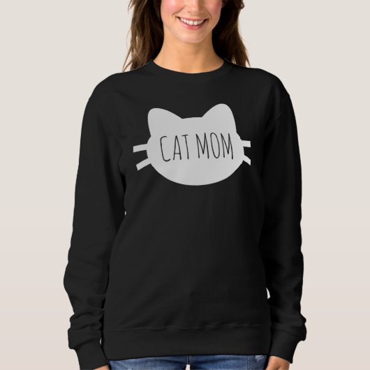 "CAT MOM" Sweatshirt (Voorkant)