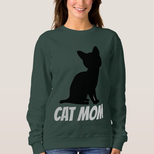 CAT MOM SWEATSHIRTS T-Shirt (Voorkant)