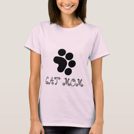 CAT MOM T-SHIRT (Voorkant)