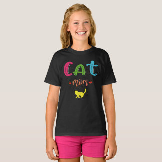 Cat mom t-shirt