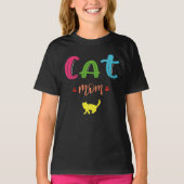 Cat mom t-shirt (Voorkant)