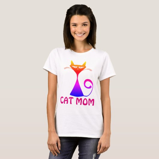 CAT MOM T-shirts (Voorkant volledig)