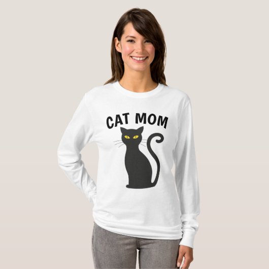 CAT MOM-t-shirts T-shirt (Voorkant volledig)