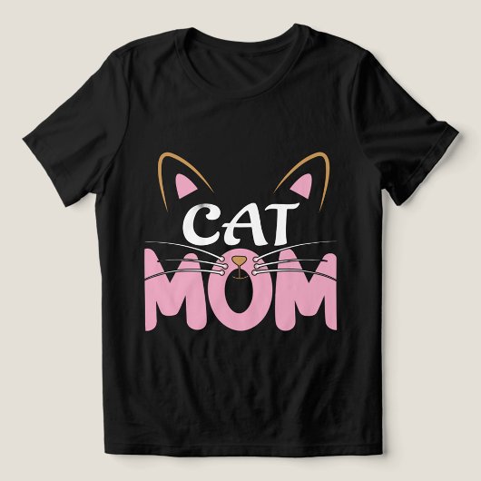 Cat Mom Tri-Blend Shirt