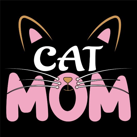 Cat Mom  Tri-Blend Shirt