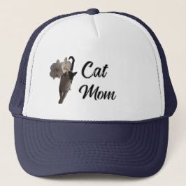 Cat Mom Trucker Pet