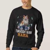 Cat Mom TURKISH VAN Mama TURKISH VAN CAT MOM Turk Trui (Voorkant)