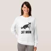 CAT MOM, TUXEDO CAT T-shirts (Voorkant volledig)