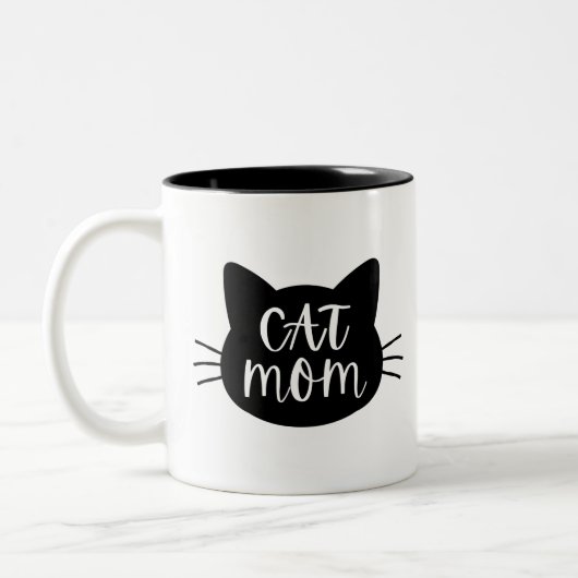 Cat Mom Tweekleurige Koffiemok (Links)