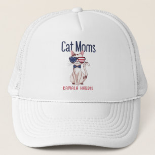 Cat Mom voor Kamala Harris 2024 Trucker Pet