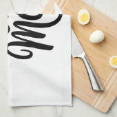 Cat Mom Whiskers and Ears Theedoek (Quarter Fold)