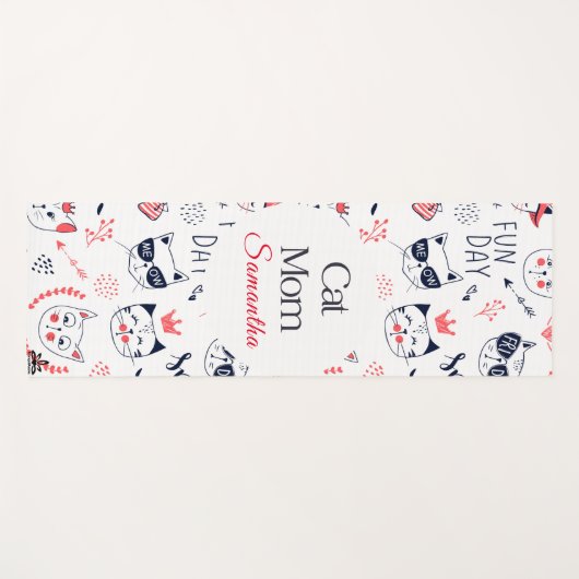 Cat-Mom  Yogamat (Voorkant (horizontaal))