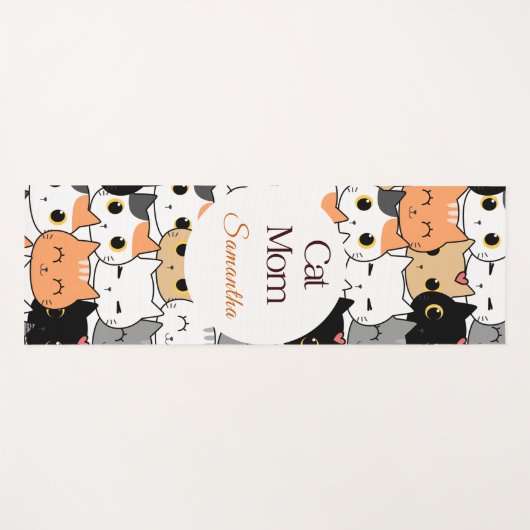 Cat-Mom  Yogamat (Voorkant (horizontaal))