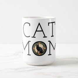 Cat Mom Zwarte Kat Koffie Mok