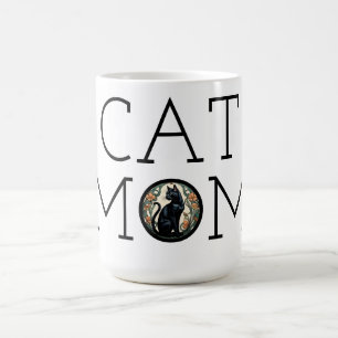 Cat Mom Zwarte Kat Koffie Mok