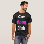 Cat Moms Club T-shirt (Voorkant volledig)