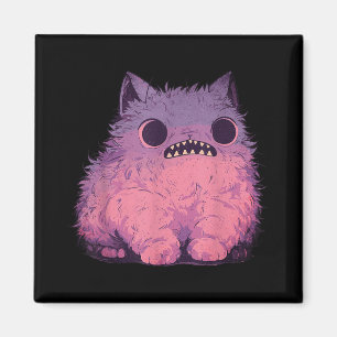 Cat Monster Graphic Kawaii Pastel Gothic Anime Aes Magneet