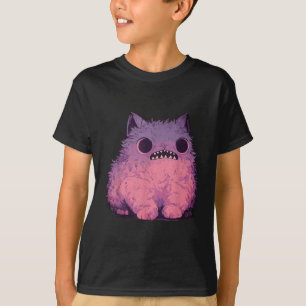 Cat Monster Graphic Kawaii Pastel Gothic Anime Aes T-shirt