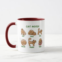 Cat Moods Poesje Cat Lady Pet Funny Cat Mam