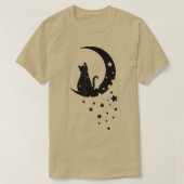 Cat moon Cute Cat Cat, Cat Lover kat kitten T-shirt (Design voorkant)