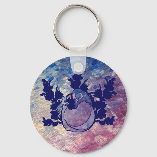 Cat Moon Goddess Sleutelhanger (Voorkant)