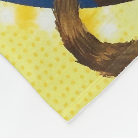 Cat Moon Love is with you Fleece Deken (Hoek)