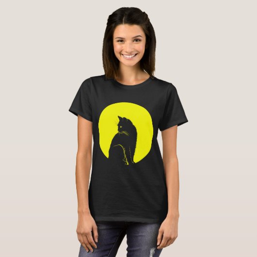 CAT MOON T-SHIRT (Voorkant volledig)