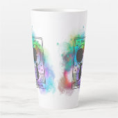 Cat Moon Tarot celestial Latte Mok (Voorkant)