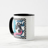 Cat Morning Ankle Warmer | Kat art. Mok (Voorkant links)