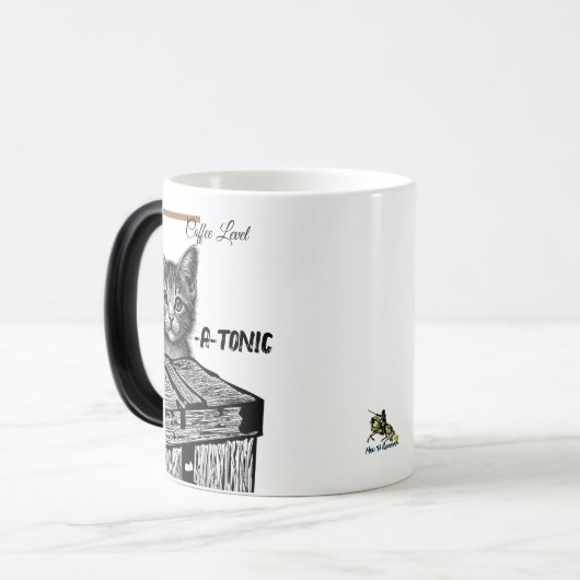 Cat Morphing-Mok Magische Mok (Voorkant links)