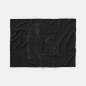 Cat Mother I Am But Skin And Bones  Fleece Deken (Voorkant (Horizontaal))