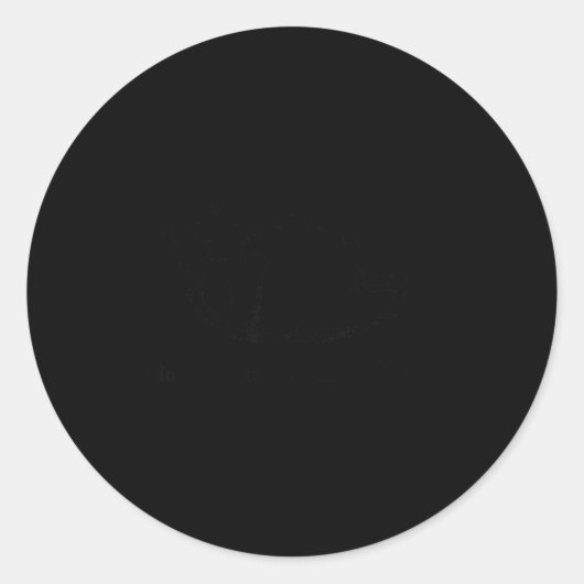 Cat Mother I Am But Skin And Bones Funny Sarcastic Ronde Sticker (Voorkant)