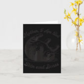 Cat Mother I Am But Skin And Bones  Kaart (Gele Bloem)