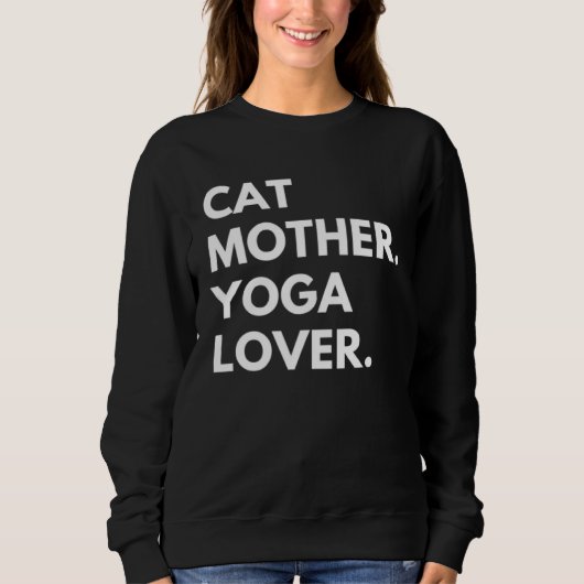 Cat Mother Yoga   Cat Owner Trui (Voorkant)
