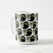 Cat Motif Coffee Mok (Voorkant links)