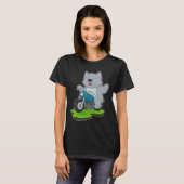 Cat Motorfiets T-shirt (Voorkant volledig)