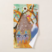 CAT MOUNTAIN RUPYDETEQUILA 2020 SHOWER CURTAIN BAD HANDDOEK (Handdoek)