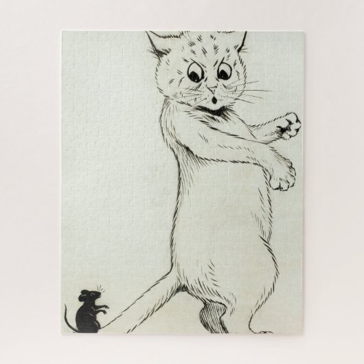 Cat & Mouse by Louis Wain Legpuzzel (Verticaal)
