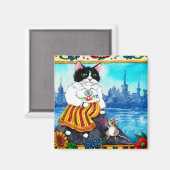 Cat mouse Estonian Folklore magnet (Voorkant / Achterkant)