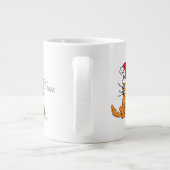 Cat Mouse Kerstmis Funny Cartoon Cute Grote Koffiekop (Achterkant)