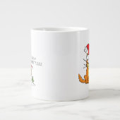 Cat Mouse Kerstmis Funny Cartoon Cute Grote Koffiekop (Voorkant)
