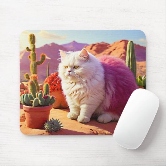 Cat mouse pad designed for cat lover muismat (Met muis)