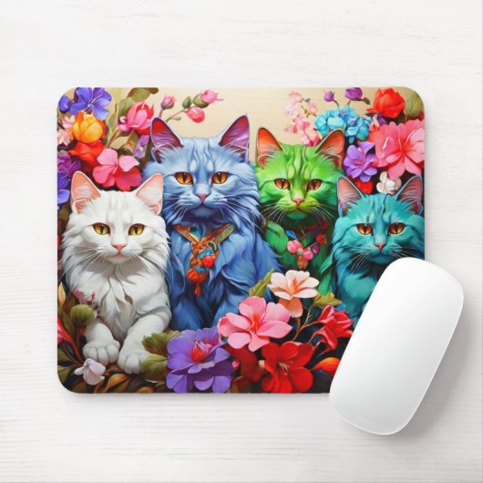 Cat Mouse Pad – Perfect Gift for Cat Lovers Muismat (Met muis)