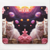 Cat Mouse Pad – Perfect Gift for Cat Lovers Muismat (Voorkant)