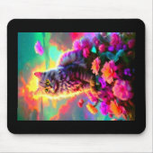 Cat Mouse Pad – Perfect Gift for Cat Lovers Muismat (Voorkant)
