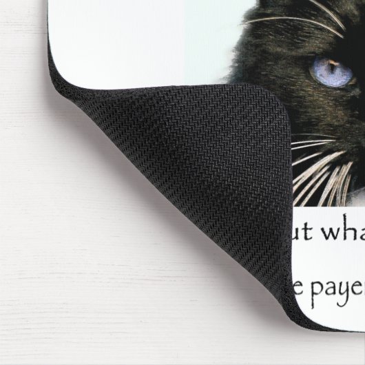Cat mousepad muismat (Hoek)