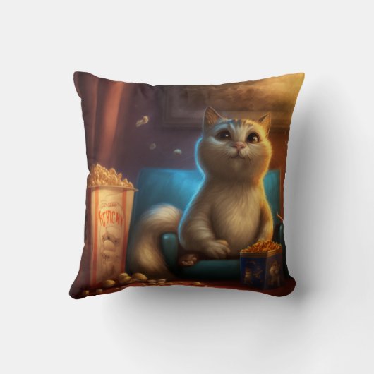 Cat Movie 2 Kussen (Achterkant)