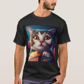Cat Movie Throw T-shirt (Voorkant)