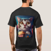 Cat Movie Throw T-shirt (Achterkant)
